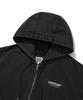 Wacky Willy Denim Hooded Zip-Up Jumper Black