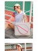 Korean Style Lightweight Single Shoulder Badminton Bag, 2-Racket Capacity, 2024 Model, Large Capacity for Tennis or Squash Gear