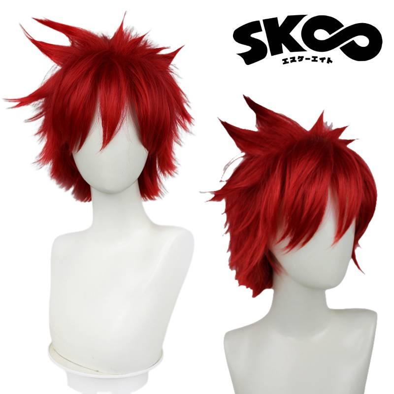 Sk8 The Infinity Kyan Reki Cosplay Wig High-quality Red Hairpiece For Cosplayers