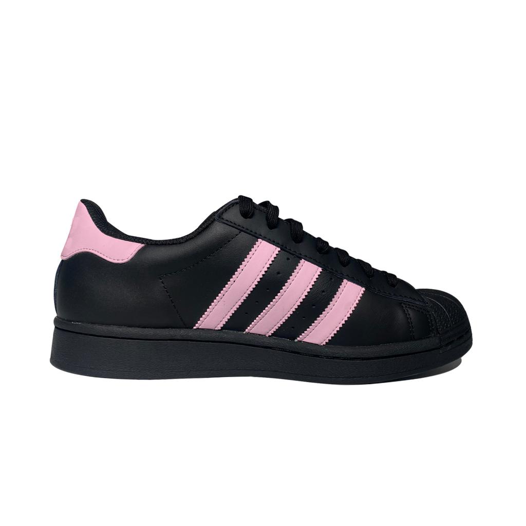 adidas Originale SUPERSTAR Low-Top Skateboard-Schuhe Unisex Schwarz Rosa EG4959(Team551-)