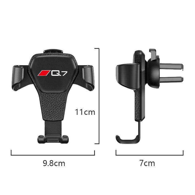 2026 Hot Gravity Car Mount Phone Holder Vent Stand Accessories Tire Valve For Audi A3 A6 A4 Q3 Q5 Q7 TT Q4 A5 A7 A8 Q8 SQ5 S5 S6 S7 RS6