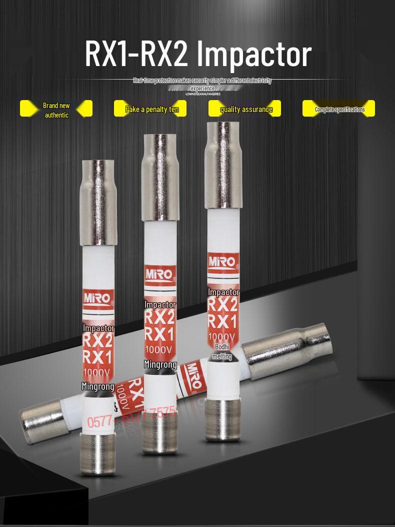 

MRO Mingrong RX1 RX2 1000V Пристрій сигналізації про перегорання запобіжника RX1-RX2 Fuse Core