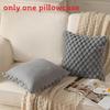 Pineapple Plush Lines Pillowcase Bedroom Imitation Rabbit Velvet Sofa Cushion