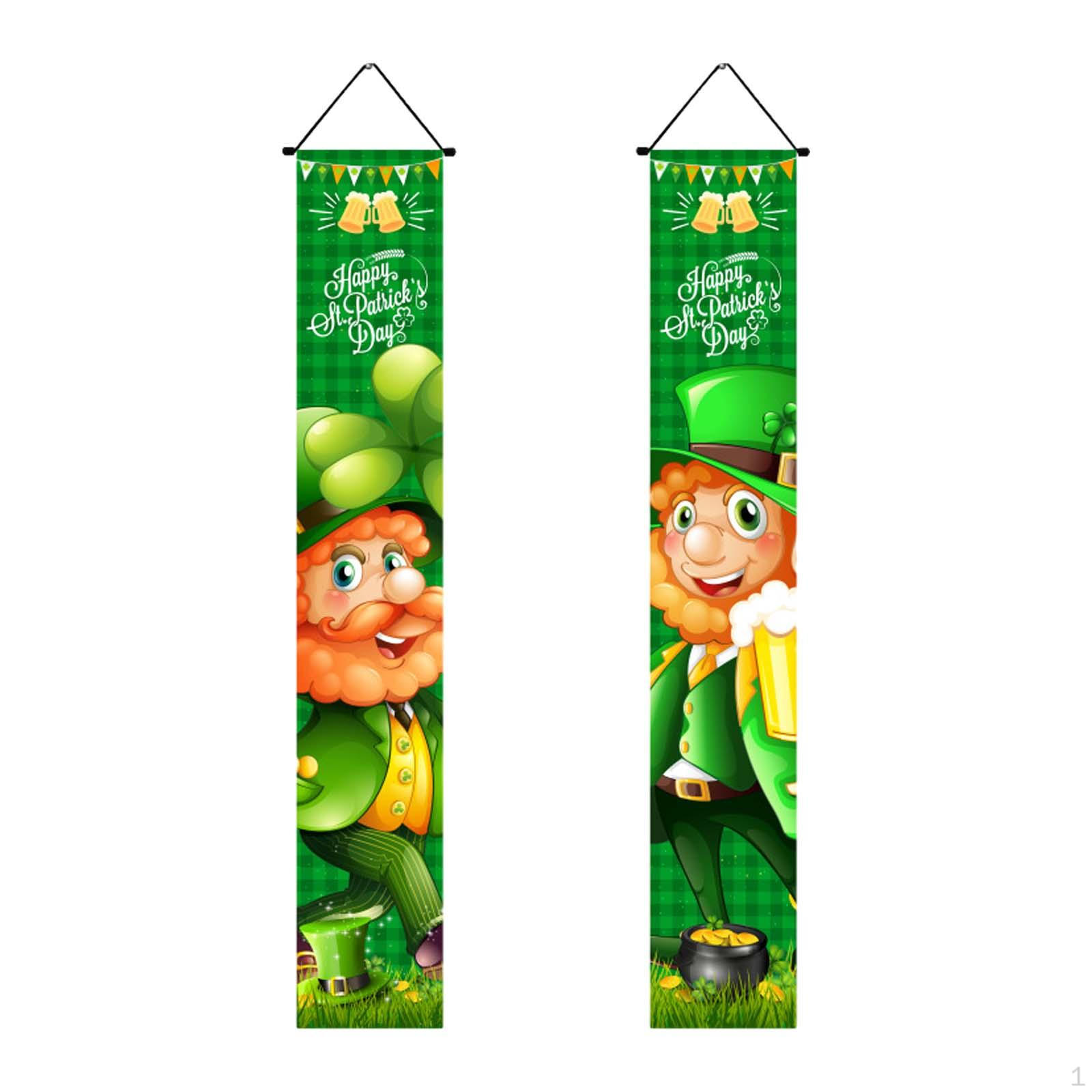 

Праздничная ул.. Баннер на крыльце ко Дню Падди - Уличный декор для дома Style B