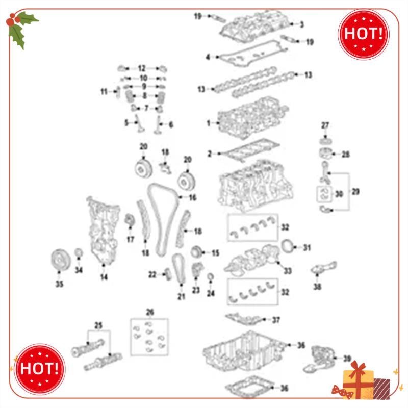 Durable-Car Variable Valve Timing (VVT) Sprocket Camshaft Position Actuator (Middle) 12627115 For BUICK CADILLAC  GMC P
