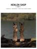 Sheepskin version~ retro western cowboy boots pointed thick heel short boots thin V-mouth pleated piled boots women's medium boots