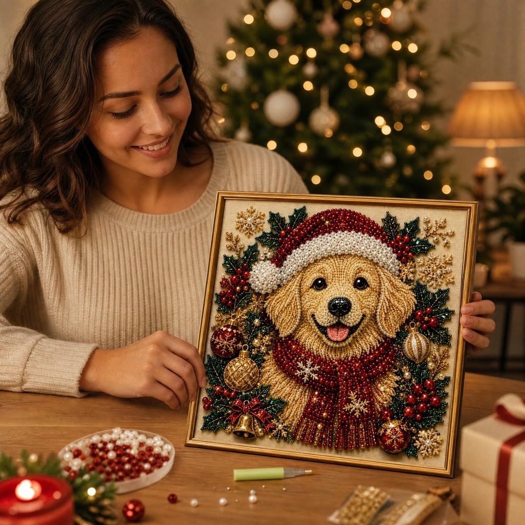 Weihnachts-Malset Festliches DIY-Set für Feiertagsdekorationen