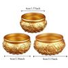 Zinc Zinc Alloy Gold Ingot Ornaments Crafts Auspicious Ornaments Cornucopia Ornaments  Jewelry Storage