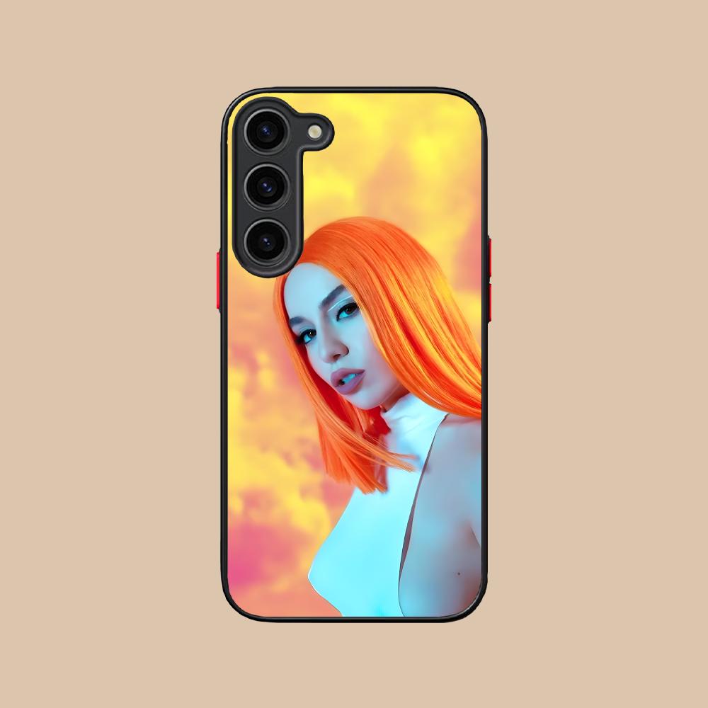 Fashion Ava Max Silicone Mobile Phone Case for Samsung Galaxy S26 S25 S24 S23 S22 S21 Plus FE Ultra Colorful Cover