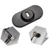 Cabo de Segurança com Cadeado para Notebook Laptop Proteção para PC Antifurto Furo para Cadeado de Tablet Base