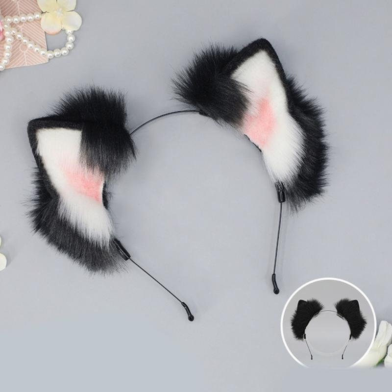 Halloween Cartoon Katzenohren Haarreif Frau Stirnband Make-up Stirnband für Ostern Karneval Cosplay Haaraccessoires