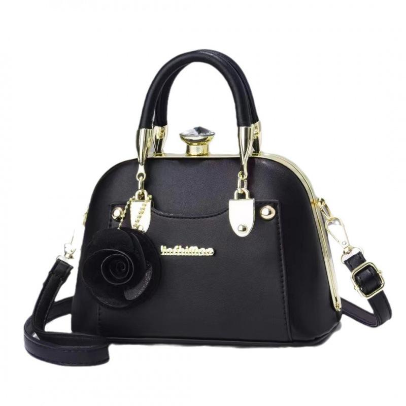Temperament texture handbag exquisite and small flower shell bag casual fashion women's bag mother bag