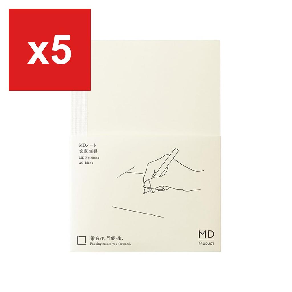 MIDORI MD Notebook Bunko (Pocket), Blank