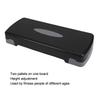 Fitness Step Platform Anti Slip Plastic Adjustable Yoga Aerobic Exercise Pedal Stepper for Home Gym
