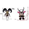 2026 New 99 Nights In The Forest Plush Game Merchandise Brown Stand And Sit Elk Deer White Owl Stuffed Doll Pillow For Kid Gifts