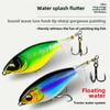5 PC Lua Bait Fake Baits Floating Tractors Surface Ties Frying Pencil Propellers Freshwater Fishing Warble Bass Blackfish Lure