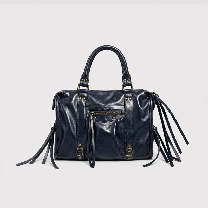 Retro Motorcycle Style Mini Tote Bag