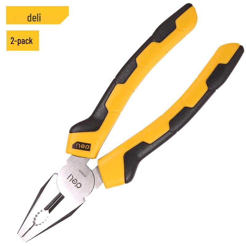 Deli 8-inch High Carbon Steel Pliers (2-pack) 8-inch