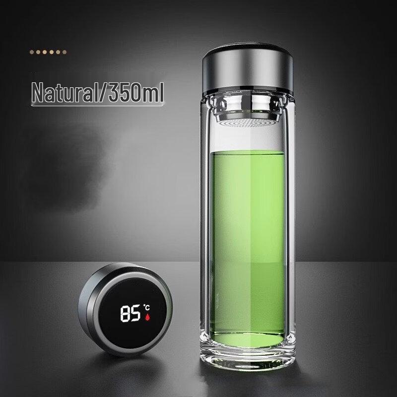 Shangqi Insulated Ceramic Lined Tea Tumbler - 350ml (2-Pack)