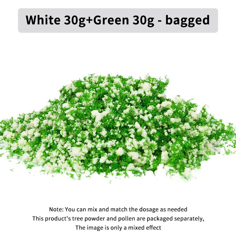 Realistic Model Static Grass Powder 60g DIY Flocking Material Scenery for Sand Table Railway Train Landscape Projects