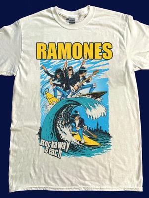 Ramones' Rockaway Beach' 100% Baumwolle T-Shirt Herren T-Shirts Top