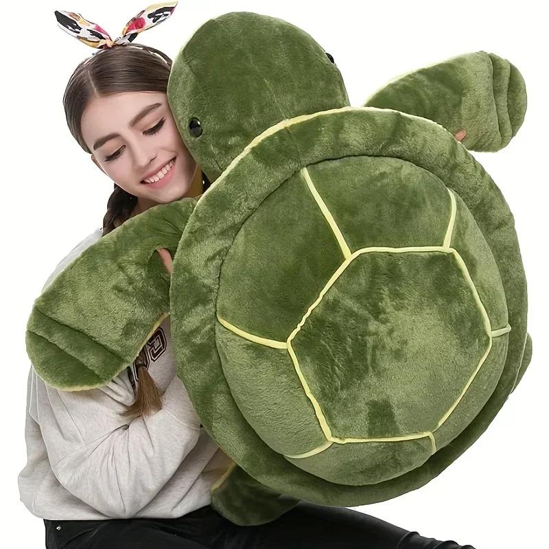 Mommy Sea Turtle Stuffed Animal Mom Baby Plush Toy Cute Soft Small Mama Family Little Babies Ocean Animals Gifts for Kid