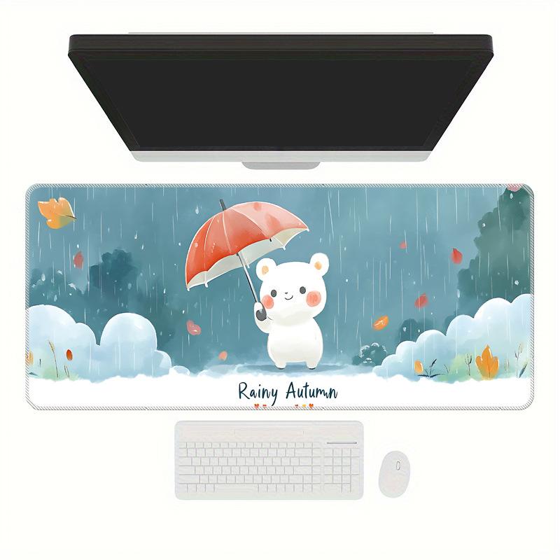 Umbrella Bear Mouse Pad Large Advanced Sense Thickened Dirt-resistant Mouse Pad Close Lock Edge 300*600*2MM