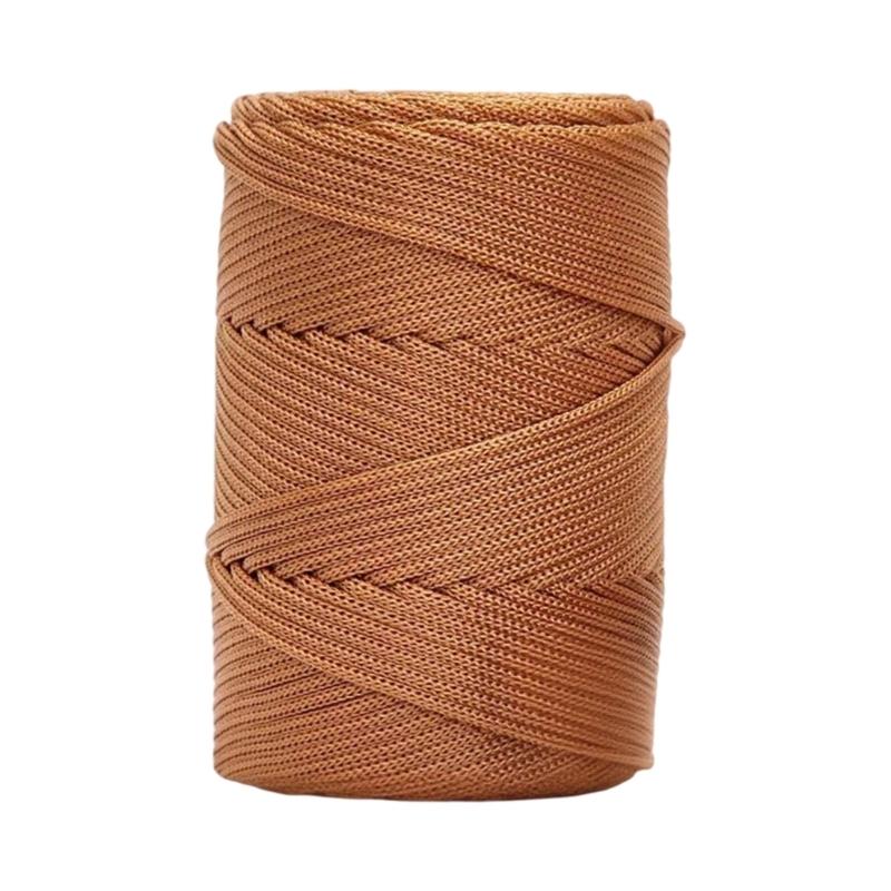 Fio Adicional de Polipropileno Centro Vazio Fio para Artesanato Substância Macia Ventilada Para Tricô Crochê Uso Constante