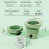 6.5L Mini Washer Powerful Decontamination Foldable Washer New Portable Washing Machine