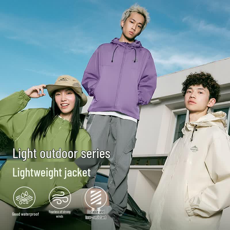 Warrior Unisex Windproof Waterproof Hooded Outdoor Jacket