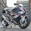 1/9 BMW S1000RR Alloy Racing Motorcycle High Simulation Metal Street Sports Motorcycle Model with Light Collection Children Toy Gift