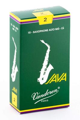 Alto Saxophone Reed JAVA 2 Hardness (10 Pieces)