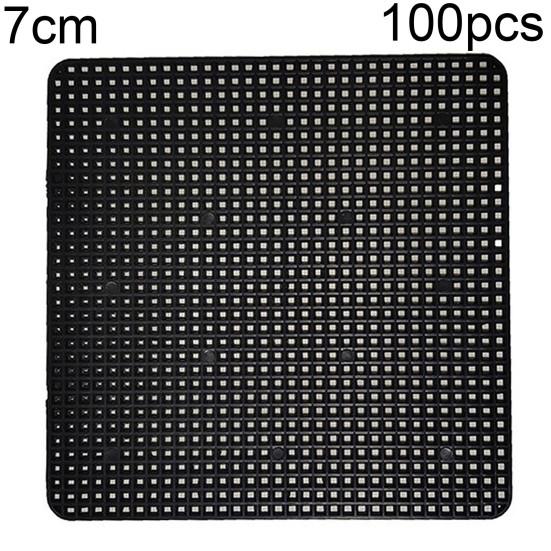 50Pcs/100Pcs Hollow Square Flower Pot Mat Bonsai Breathable Mesh Pad Cushion