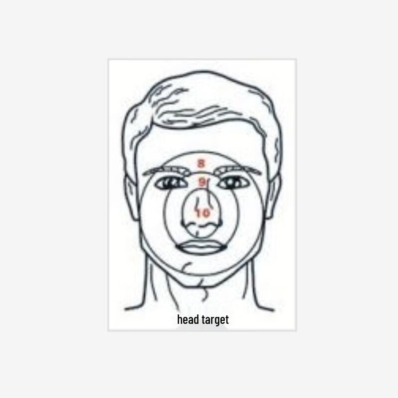 Chelanda 20x30cm Head Ring Target Sheets (1000-pack)