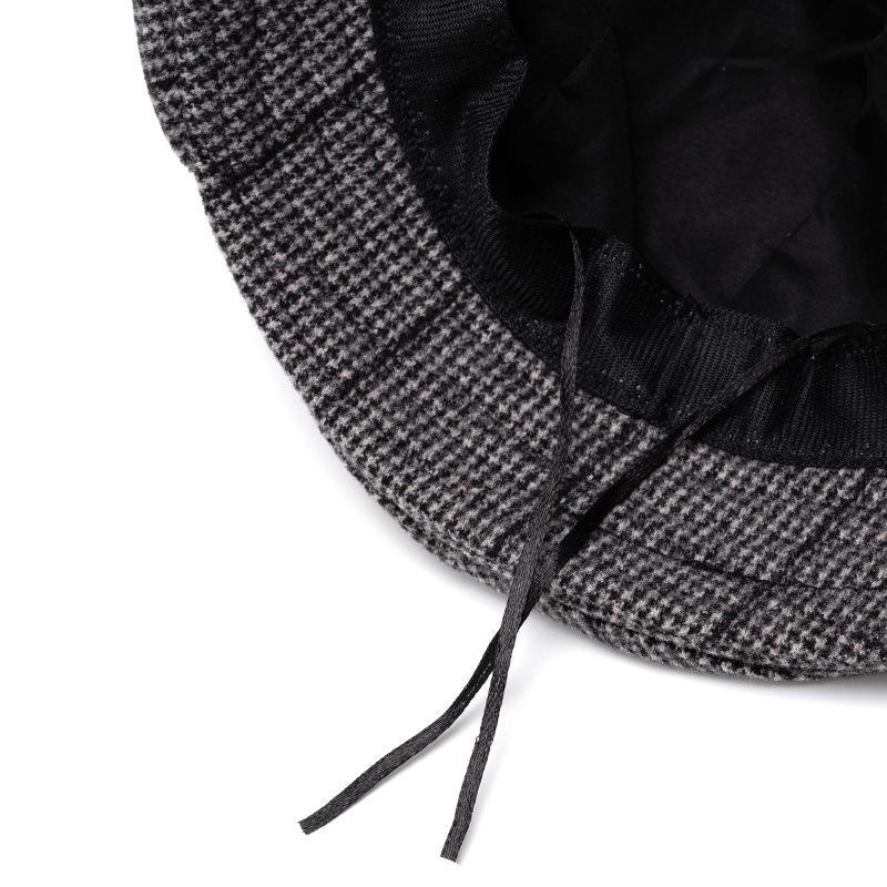 Elegant Women's Beret Hat With Bow - Autumn Winter Short Brim Beanie, Stylish & Warm Casual Headwear For Women Mother'gift New