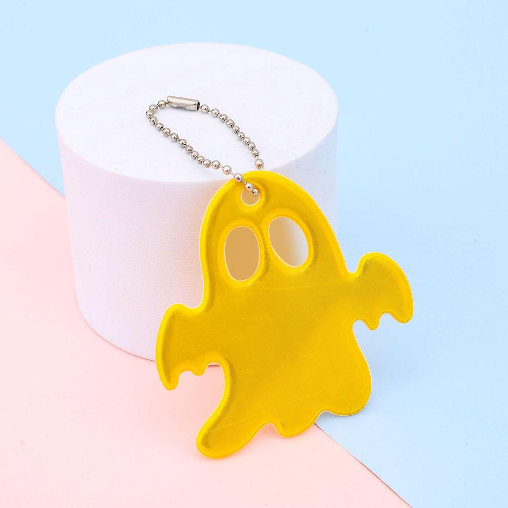 Ghost Reflective PVC Safety Pendant for Outdoor Cycling Backpacks