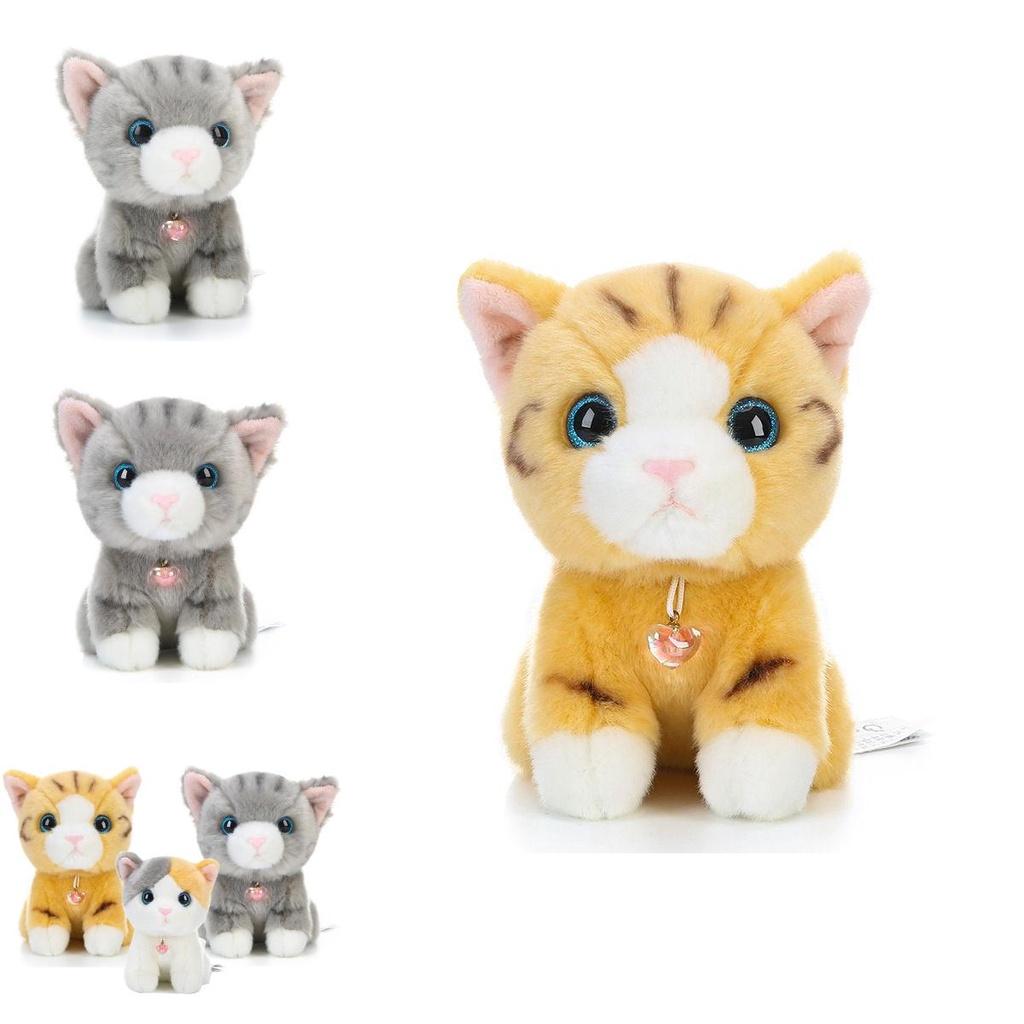 Adorable Simulation Siamese Shorthair Plush Cat Toy For Home And Room Decor