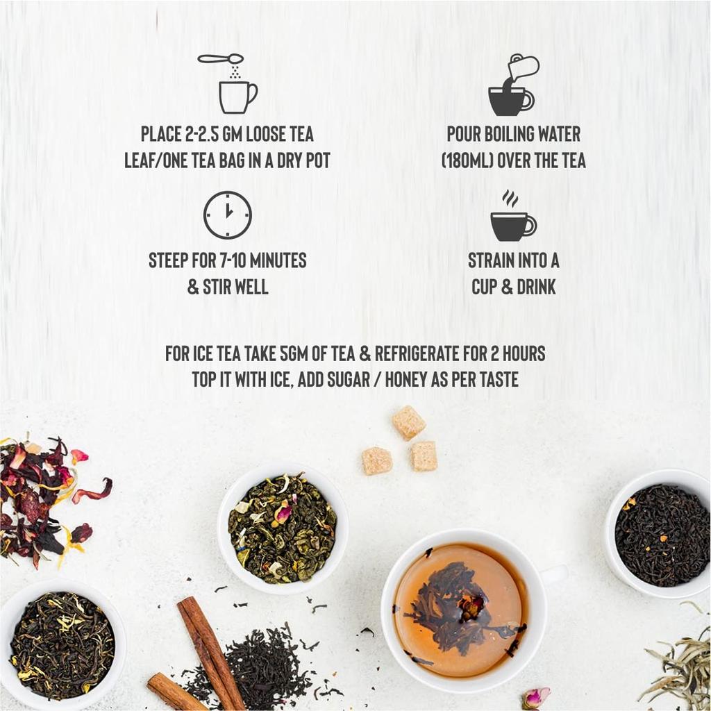 Tifusion Slimming Healthy Green Tea for with Garcinia, Cinnamon, Ginger, Ashwagandha, Tulsi | Natural Herbal Whole Loose Leaf With Herbs| 1