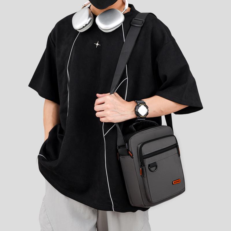 Herren Umhängetasche Business Freizeit Große Kapazität Tragbare Handtasche Mehrschichtig Wasserdicht Sommer Herren Umhängetaschen