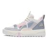 Li Ning Xing Chuan V1.5 Lightweight Comfortable Wear-Resistant Non-Slip Mid-Top Skate Shoes Women Skate Shoes Gray Pink White AGCS240-3
