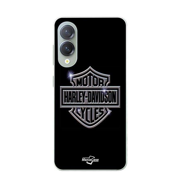 Cover per telefono - Harley Davidson - Samsung Galaxy S25 Edge - Silicone - Nero - Design unico nero