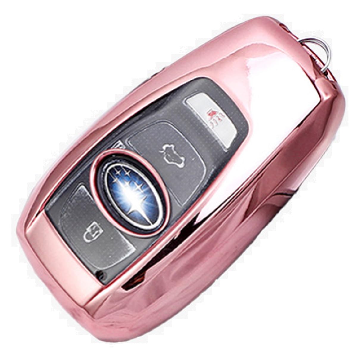 

VERISSY Smart Key Case, For Subaru Subaru Forester Legacy Revogue Luxury Stylish Cover Outback Impreza, Pink розовый