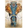Instarry DIY 5D Diamond Art Room Bead 60x110 Cm Kit, Full-Paste Painting, Decor, Mosaic, Elephant,