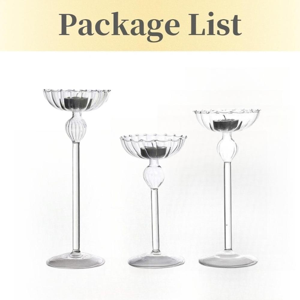 

European High Footed Striped Candle Holder Romantic Candlelight Dinner Candle Holder Home Wedding Party Decoration Ornament чистий