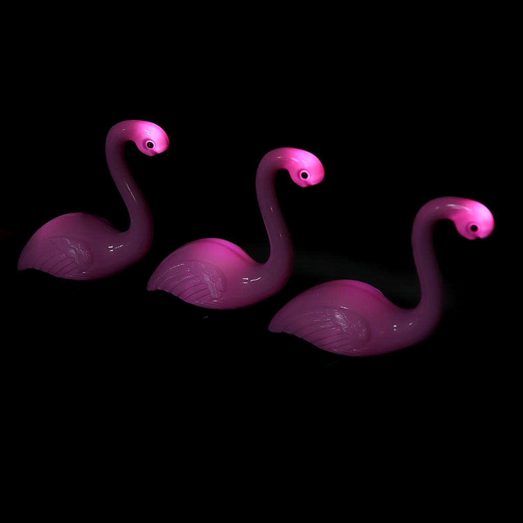 3 In 1 LED Flamingo Solar Power Light for Outdoor Waterproof Yard Garden Lawn Lamp