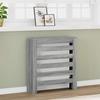 VidaXL Radiator Cover Sonoma Grey 78x20x82 Cm Engineered Wood, Radiator Cap, Top Radiator Cover, Radiator At 852686