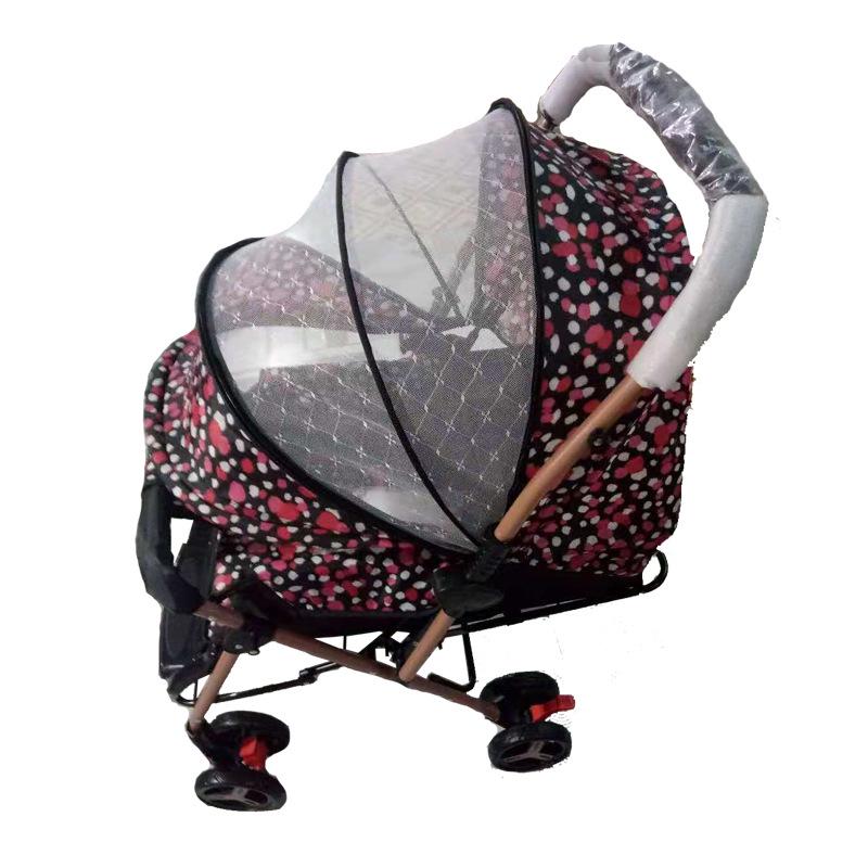 Lightweight, Foldable, Two-Way Baby Stroller with Four Wheels