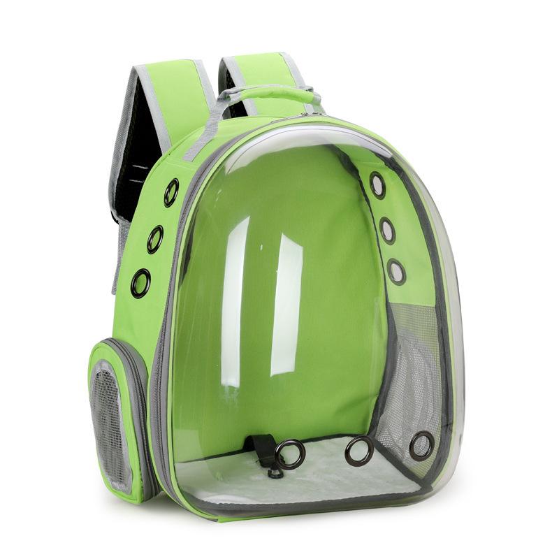 Portable Cat Backpack For Outdoors Breathable Pet Carrier Double Shoulder Dog And Cat Bookbag Space Design Cat Supplies