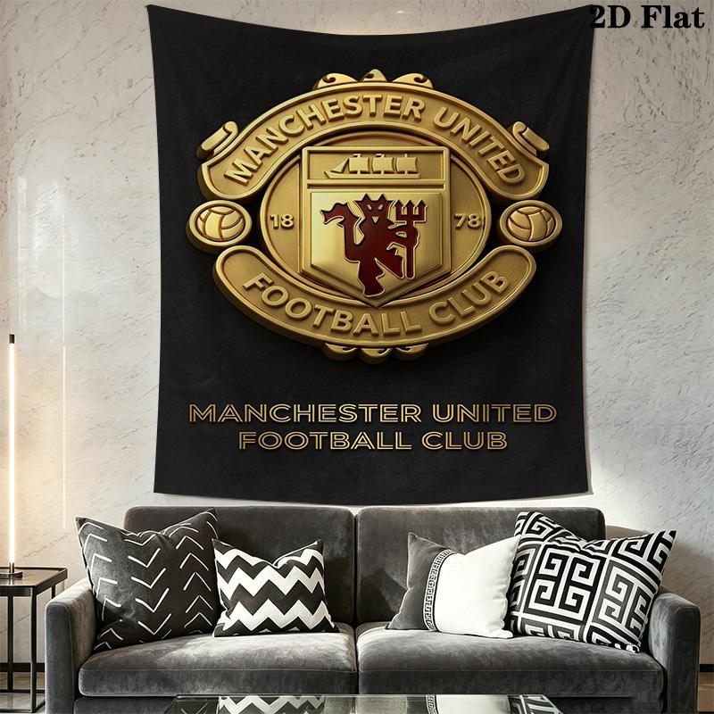 Manchester Football Club Crest Bedding 1 Duvet Cover 2 Pillowcase Without Core Bedding Set Soft And Comfortable Christmas Birthday Gift