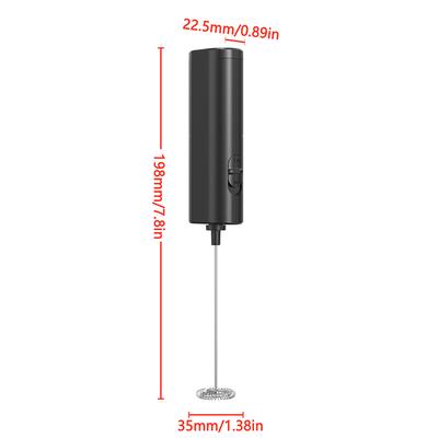 Montalatte Elettrico Portatile Frullino Rotante Automatico Cappuccino Caffè Crema Frullino Schiuma Miscelatore da Cucina Miscelatore Sbatti Uova